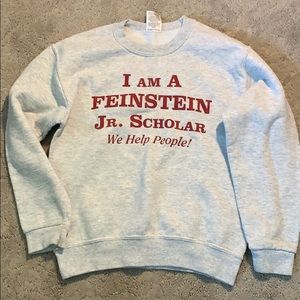 A Feinstein junior scholar sweatshirt
